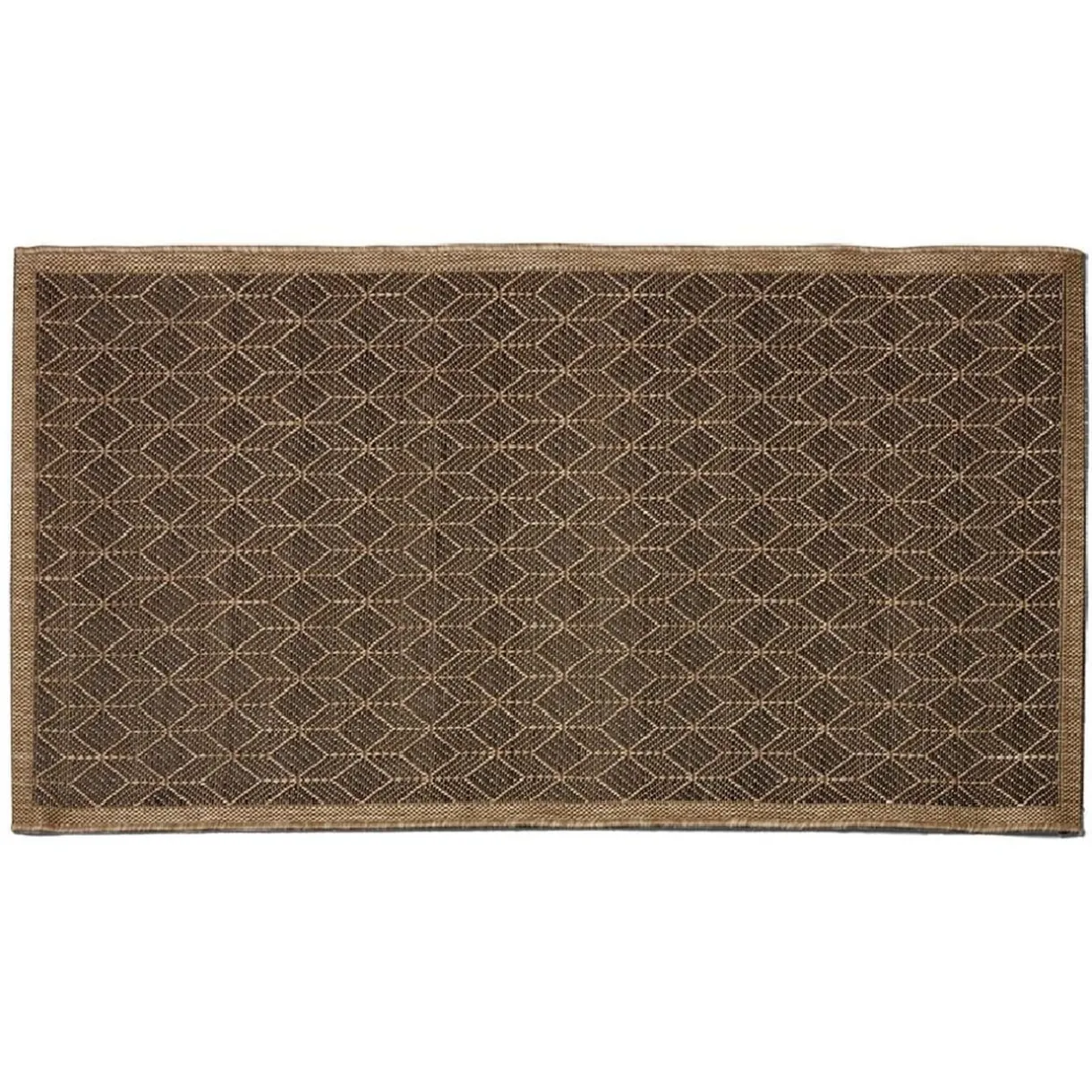 Tapis Yvan 80x150cm beige et noir < Gifi Outlet
