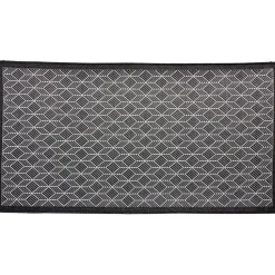 Tapis Yvan 80x150cm noir et blanc