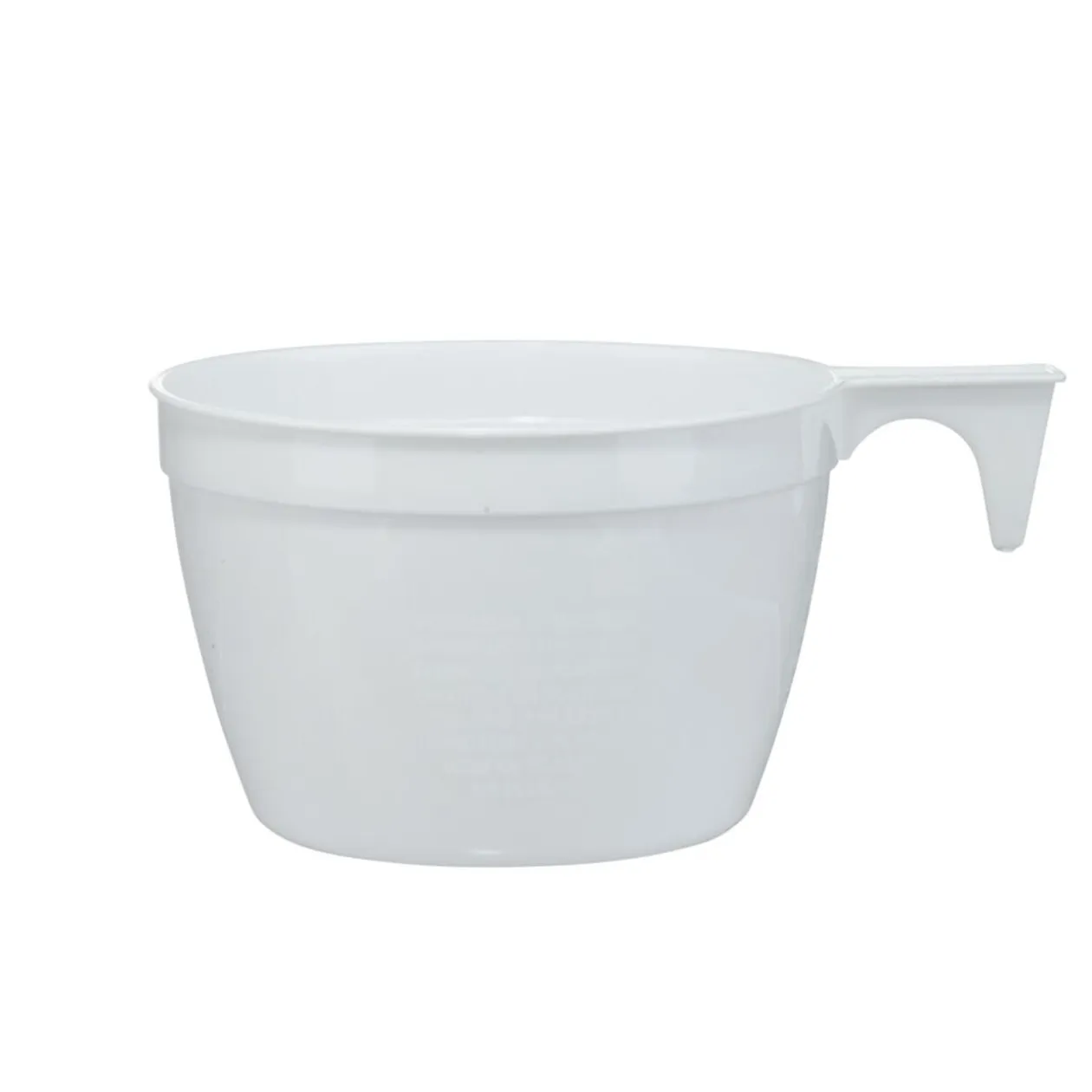 Tasse cappuccino plastique x12 blanc Ø8,5xH5,5cm