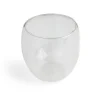 Tasse double paroi verre transparent x2 250ml < Gifi Online