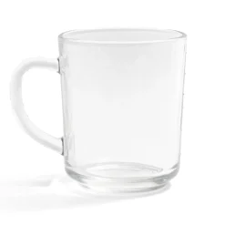 Tasse en verre transparent 23cl < Gifi Discount