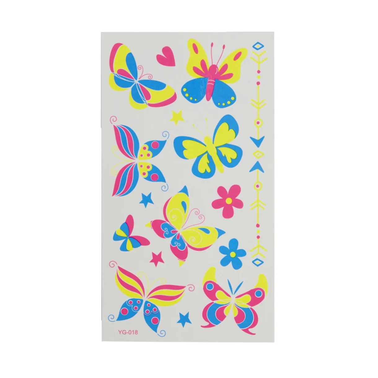 Tatouage enfant éphémère multicolore 3 feuillets (2 modèles) < Gifi Discount
