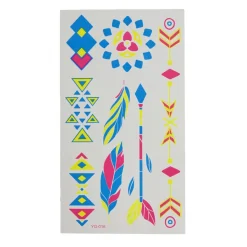 Tatouage enfant éphémère multicolore 3 feuillets (2 modèles) < Gifi Discount
