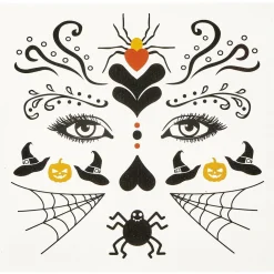 Tatouage éphémère visage enfant Halloween (2 modèles) < Gifi New