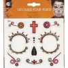 Tatouage pour visage Halloween (3 modèles) < Gifi