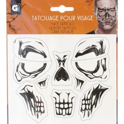 Tatouage pour visage Halloween (3 modèles) < Gifi