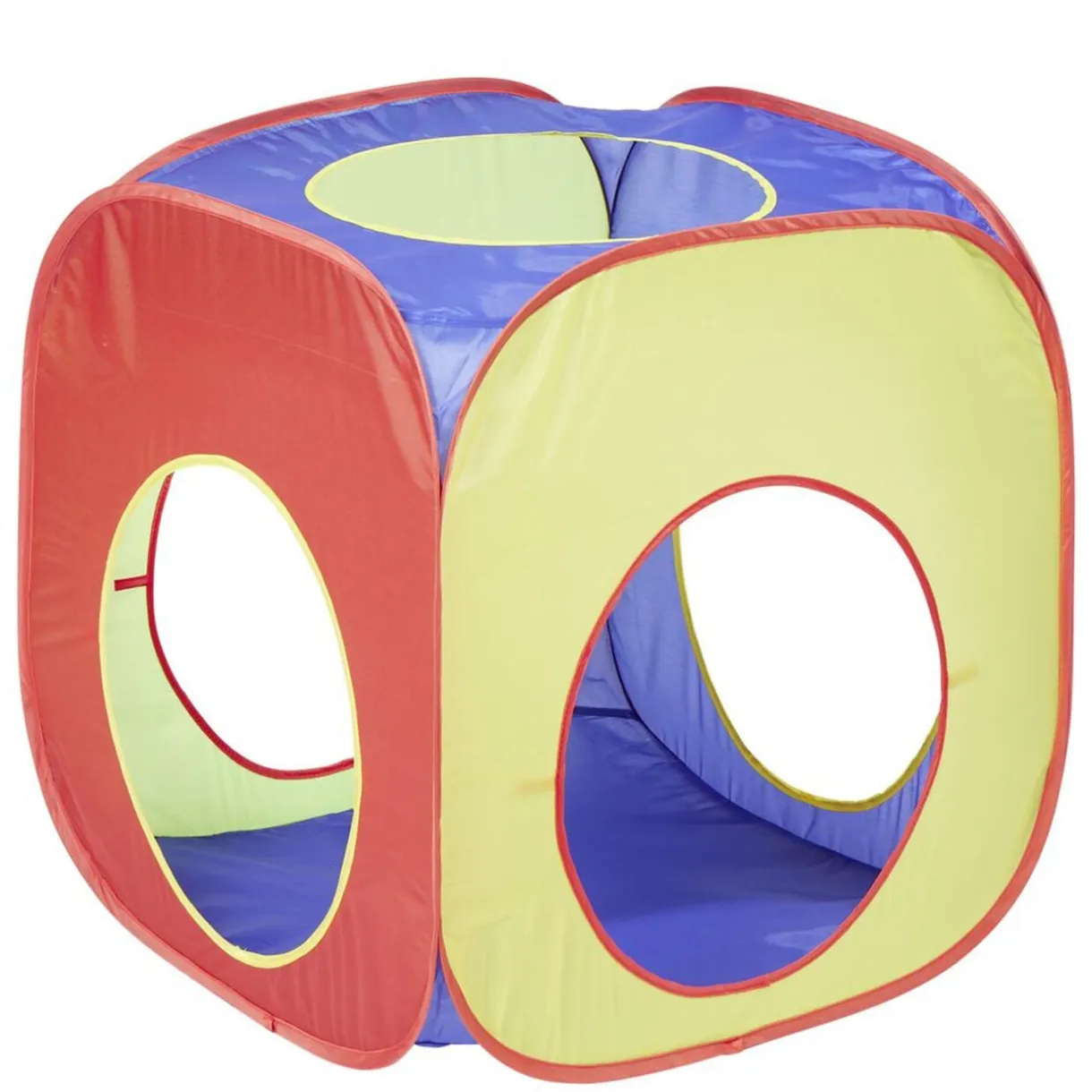 Tente tunnel enfant tricolore avec sac de transport L300cm < Gifi Best