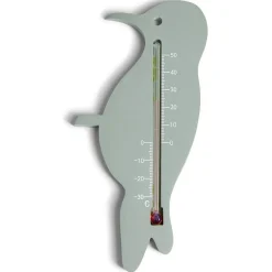 Thermomètre de jardin forme oiseau vert d'eau < Gifi Discount