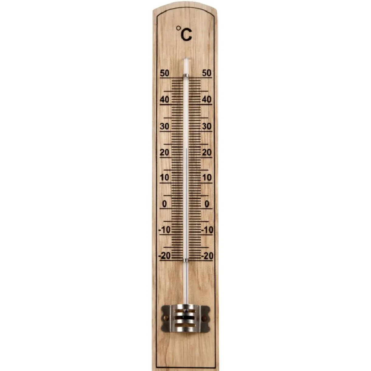 Thermomètre en bois L20cm < Gifi