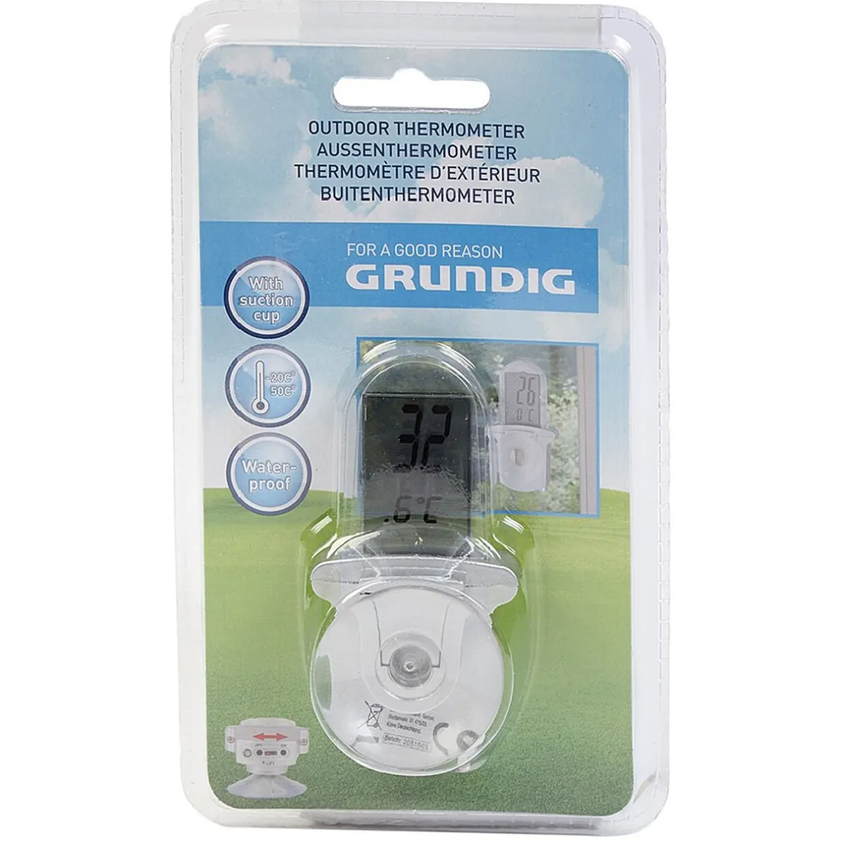 Thermomètre Int/Ext à piles < Gifi Outlet