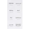 Étiquette adhésive en papier x16 pour cuisine et bocaux