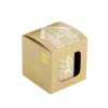 Étiquette autocollante Noël x50 marron et blanche thème nature 5x5cm < Gifi Discount
