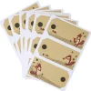 Étiquette cadeau autocollante x3