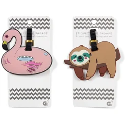 Étiquette de bagage fun (plusieurs modèles) < Gifi Clearance
