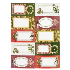 Étiquette paquet cadeau paillette x10 (12 modèles) < Gifi New