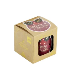 Étiquette pour paquet cadeau Noël ronde Merry Christmas 50 pièces < Gifi Outlet