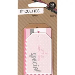 Étiquette x6 rose < Gifi Clearance