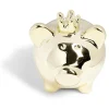 Tirelire cochon doré 9x7xH8,3cm < Gifi New
