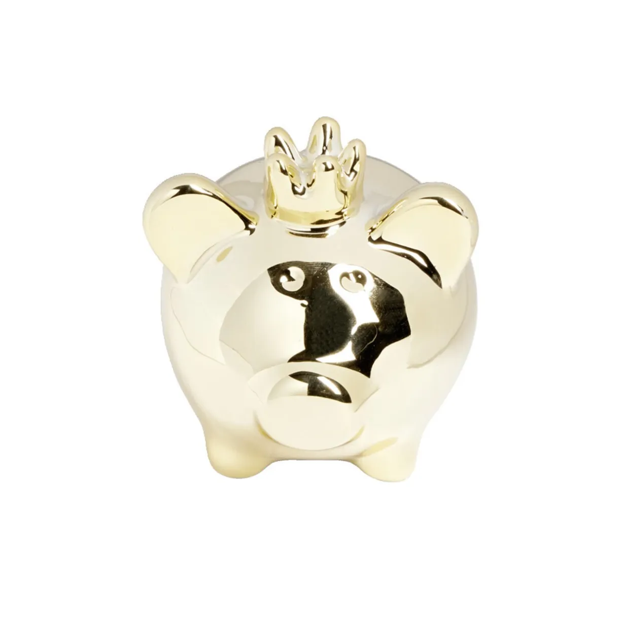 Tirelire cochon doré 9x7xH8,3cm < Gifi New