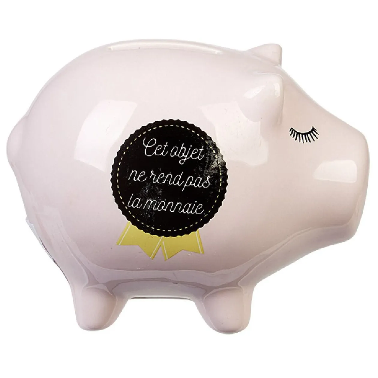 Tirelire cochon rose
