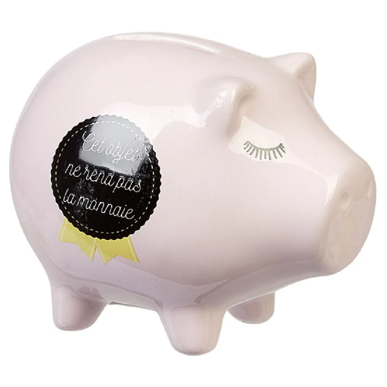 Tirelire cochon rose
