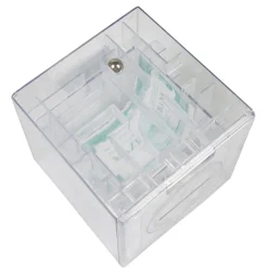 Tirelire design labyrinthe transparente < Gifi New