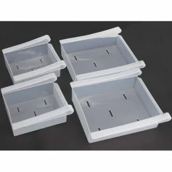 Tiroirs transparents encastrables pour réfrigérateur x4