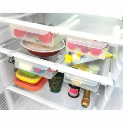 Tiroirs transparents encastrables pour réfrigérateur x4