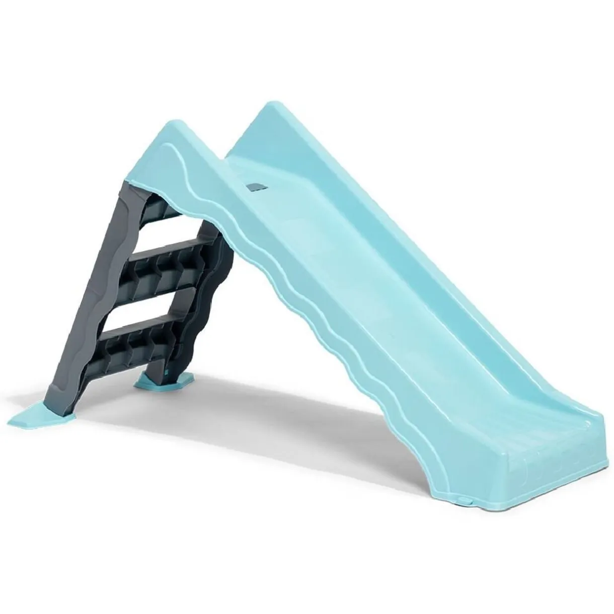 Toboggan enfant 3 marches bleu 126x59xH71cm < Gifi Outlet