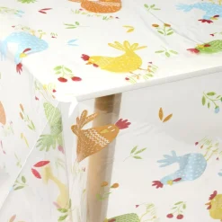 Toile cirée au mètre collection été motifs coqs 140cm < Gifi New