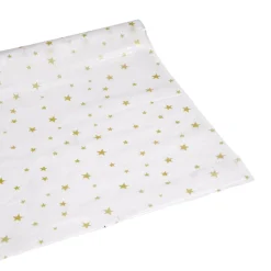 Toile cirée cristal étoile doré moucharabieh jaune 140cm < Gifi Sale