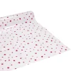 Toile cirée cristal étoile rouge moucharabieh jaune 140cm