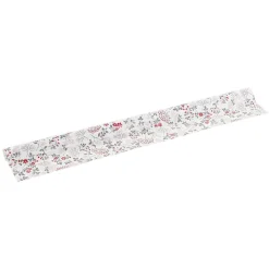 Toile cirée imprimé liberty rouge L140cm