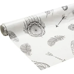 Toile cirée motif plume attrape-rêve 140 cm < Gifi Clearance