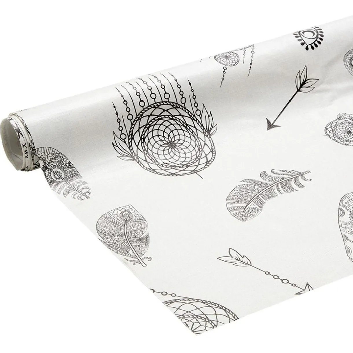 Toile cirée motif plume attrape-rêve 140 cm < Gifi Clearance