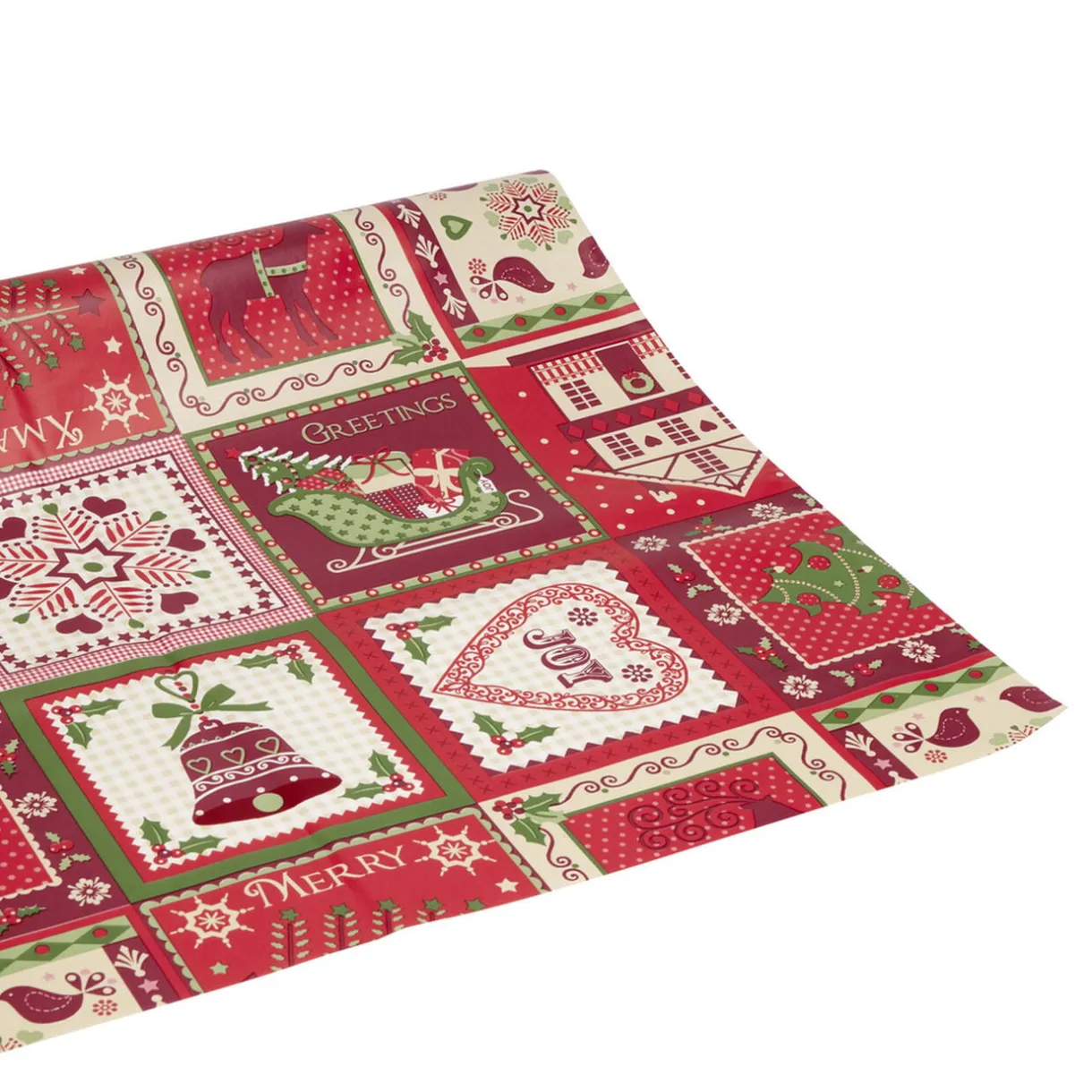 Toile cirée motifs chalets rouge 140cm < Gifi Sale