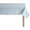 Toile cirée zig zag blanc et bleu L. 140 cm < Gifi Sale