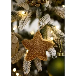 Étoile de Noël bouclette à suspendre Ø8cm (2 modèles) < Gifi Best