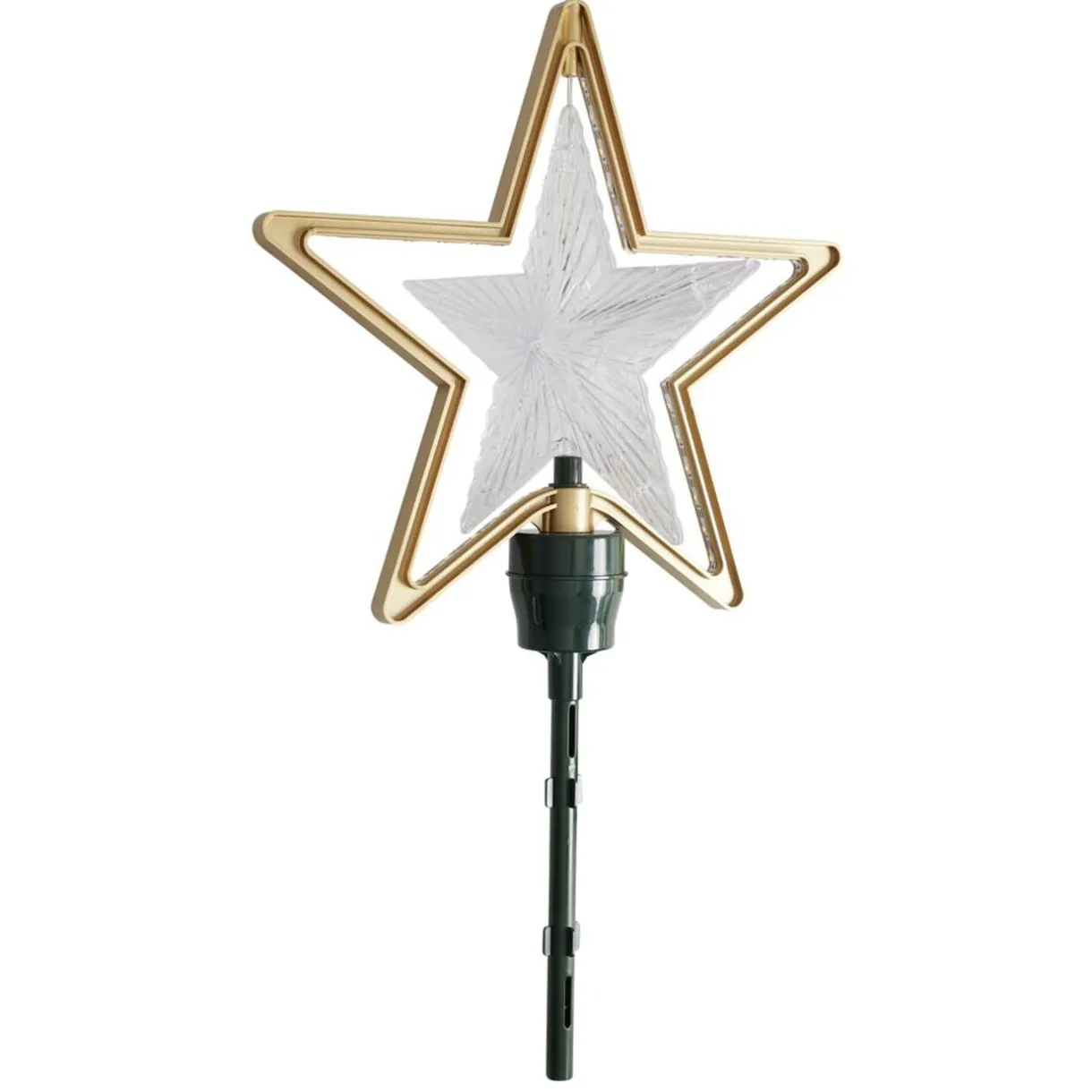 Étoile de sapin animée LED blanc 31,5x7xH54,5cm < Gifi Outlet