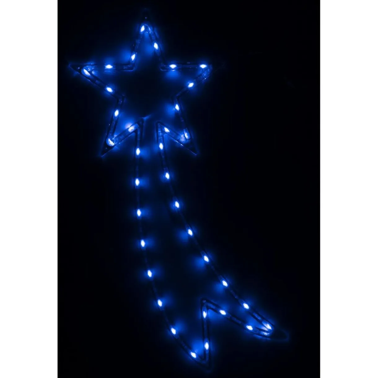 Étoile filante de Noël lumineuse 35LED effet gouttes d'eau multicolore H25cm < Gifi Sale