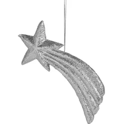 Étoile filante à suspendre argenté pailleté < Gifi
