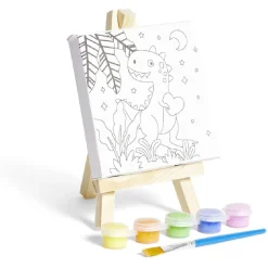Toile à peindre avec accessoires inclus 15,5x10cm < Gifi Clearance