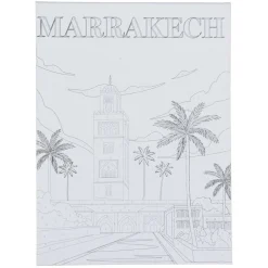 Toile à peindre à numéro motif ville 30x40cm (5 modèles) < Gifi Hot