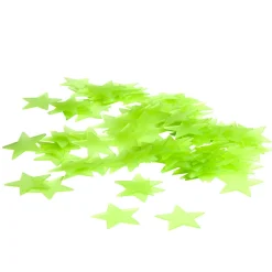 Étoiles phosphorescentes décoration de table 3x3cm