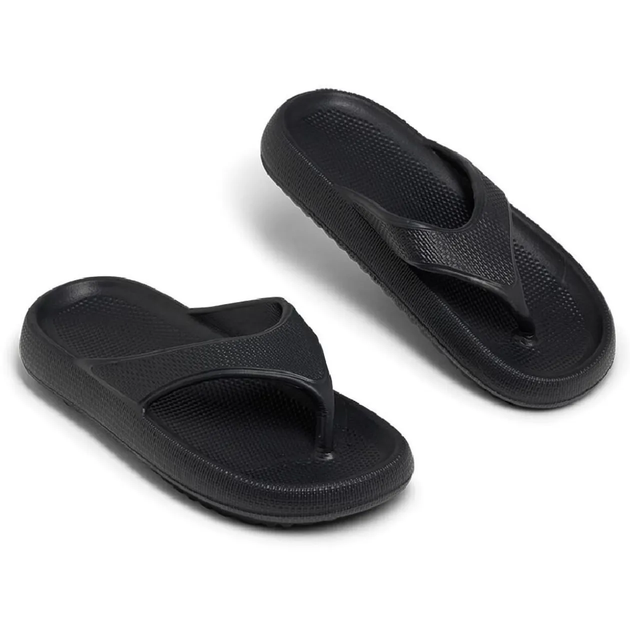 Tongs caoutchouc noir 36/37