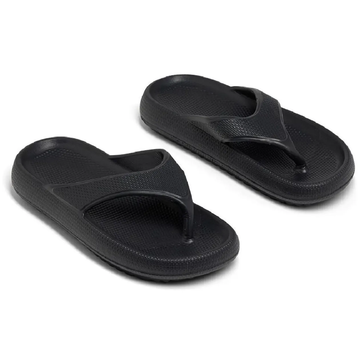 Tongs caoutchouc noir 36/37