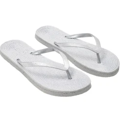 Tongs femme paillettées 36 à 41 (2 modèles doré ou argenté)