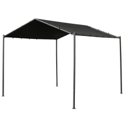 Tonnelle carport Bud Bud toit 2 pentes déperlant UPF50+ 300x300xH260cm 9m² < Gifi Online