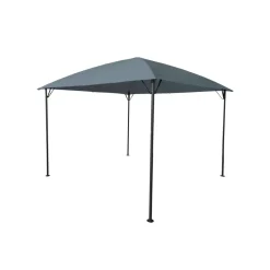 Tonnelle carrée Noumea 9m² gris anthracite 300x300xH260cm < Gifi Hot