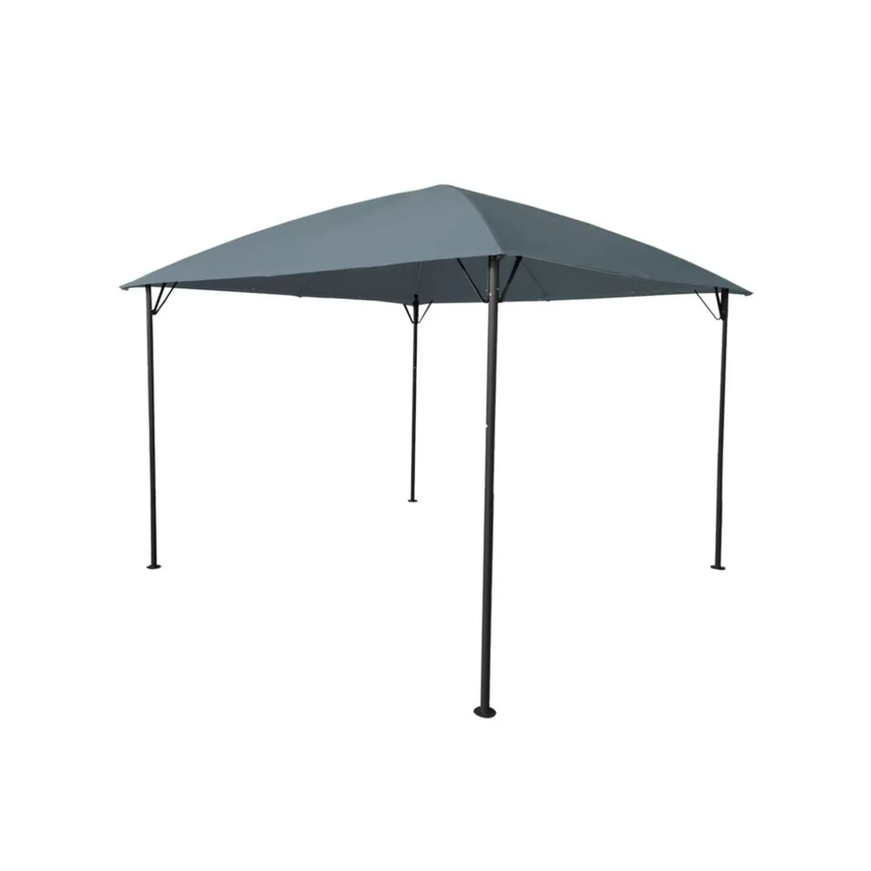 Tonnelle carrée Noumea 9m² gris anthracite 300x300xH260cm < Gifi Hot